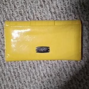 Nine west mustard yellow wallet